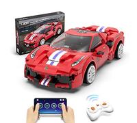 CADA DeQube 927DE51072 Race Car Sport Set de Construction avec R/C et contrôle par App 306 pièces 6+ Rouge