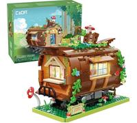 Cada Forest Train Station briques de construction lumineuses LED 737 pièces C66031W