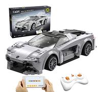 CaDA Voiture télécommandée Lotus Evija 1:20 308 pièces Gris/Noir 2023 DBLC51071W