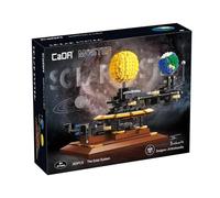 CaDA Jeu de construction Solar System - 865 pièces - Doré - Pour enfants