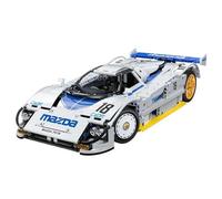 CaDA Mazda 787B C63007w Static Version Kit de modélisme en blocs de serrage Échelle 1:10 Voiture de course Voiture de sport