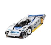 CaDA Mazda 787B C63007w Static Version Kit de modélisme en briques de serrage Échelle 1:10 Voiture de course Voiture de sport