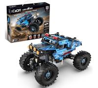 CaDA Monster Truck (télécommandé, avec Moteurs Pro), Bleu Clair, 699 pièces (Compatible avec Lego Technic 42099) C61008W