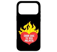 CADA Que Te veo, palpito Funny Love Heart Sayings Quote Coque pour iPhone 17 Pro Max