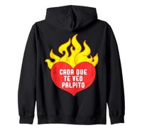 CADA Que Te veo, palpito Funny Love Heart Sayings Quote Sweat à Capuche