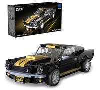 CaDA Shelby GT 350H Mustang Black Supercar C55034W Modèle de bloc de construction 285 pièces Échelle 1/24 Jouet de collection pour adulte