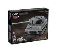 CaDA Tank Tiger 1:35 gris 2,4GHz Bricks - JAMARA - Orange - Plastique - Dès 8 ans