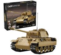 CaDA - Véhicule militaire blindé Panther - Voiturette de guerre - Enfant - 38 cm - Alimenté par pile - 1 pile lithium-ion incluse - 3 ans et plus