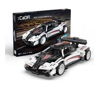 CADA - Voiture de course a retrofriction blanche Rouge G