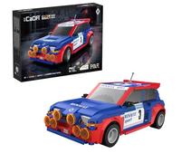 CaDA Voiture de rallye Renault 5 Maxi Turbo 1:20 - 282 pièces - Bloc de construction en brique à construire soi-même - Modèle C51095W