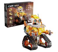 CaDA W-BOT Robot à code avec télécommande - 455 pièces - Bloc de construction en brique à construire soi-même modèle C83003W