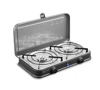 CADAC 2 Cook 2 Pro Stove - Réchaud à Gaz Portable pour Camping & Outdoor | 2 Zones de Cuisson avec Allumage Piézo Automatique, Avec Sac de Transport, Utilisation en Extérieur