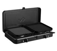 CADAC 2 Cook 3 Turbo Deluxe 30mBar - Gril de table pour usage intérieur et extérieur - Comprend un sac de rangement - Raclette - Noir - Vert - Barbecue