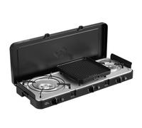 CADAC - 3 Cook Turbo FFD Deluxe - Barbecue - Grills portables - Surface de cuisson en acier inoxydable - Housse de protection incluse - Camping - BBQ-Must-Haves