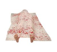 Cadavre Gonflable Couché pour Halloween | Décoration Extérieure Effrayante | Accessoires Réalistes Poursscènes d'horreur en Plein Air | Parfait Pourr Jardin, Fête Ou Événement À Thème Macabre