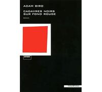 Cadavres noirs sur fond rouge