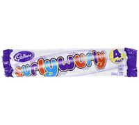 Cadbury Barre de Chocolat Curly Wurly Paquet de 4 99 g - Lot de 7
