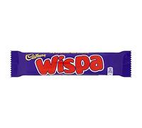 Cadbury - Barre de chocolat Wispa - lot de 6 barres de 39 g