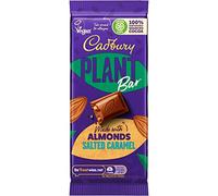 Cadbury Barre végétale, chocolat lisse, à base d'amandes, végétalien, 90 g