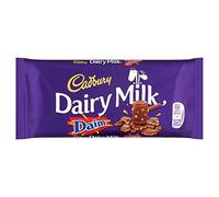 Cadbury Daim de lait laitier (120 g x 15 x 1 paquet)