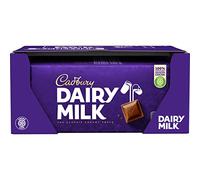 Cadbury Dairy Milk Chocolat - Chocolat au lait crémeux - Savoureuse sucrerie au goût doux et plein - Lait Dairy 17 x 180 g