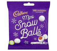 Cadbury Mini boules de neige chocolat de Noël 80 g