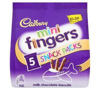 Cadbury Mini Fingers Snack Pack 115 g