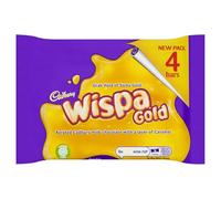 Cadbury Wispa Gold Tablette de Chocolat 4 x 41 g