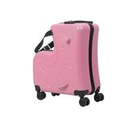 cadciehe Valise à roulettes pour enfants de 50,8 cm, bagage à main à roulettes, valise de voyage à roulettes approuvée par l'avion pour enfants, valises à main amusantes avec roues pivotantes à 360 °