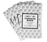 CADDENT GOLF Yardage Book Lot de 4 cahiers de Notes avec Pages de cartographie Verte et Parcours compatibles avec la Plupart des Supports de Scores Fabriqué aux États-Unis 10,2 x 16,5 cm