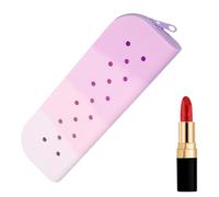 Caddie de bureau - Organiseur de papeterie flexible en caoutchouc, conteneurs hydrofuges, organisation de volume étendue, rangement de fournitures créatives, accessoire rose pour étudiant, réceptacle