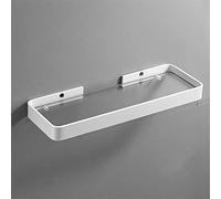 Caddie de douche d'angle, étagère salle bain, miroir en aluminium blanc, commode avant, rangement, étagères cuisine murales