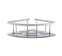 Caddie de douche d'angle, étagère salle bain, panier vidange mural en acier inoxydable, support rangement for shampoing et gel, bouteilles d'assaisonnement cuisine