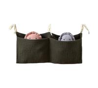 Caddie de rangementpour berceau - 38 x 18 cm, organisateur de chevet pour bébé, support de sac à couches, rangementléger pour berceau | Sac de rangementpratique pour pépinière, accessoire de décora