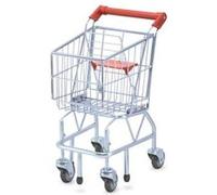 Autre jeux d'imitation GENERIQUE Caddie de super marché en métal Robert