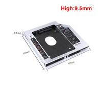 Caddie pour disque dur de deuxième génération en aluminium, 9.5mm, 12.7mm, 9.5mm, SATA 3.0, Optibay, 2.5 pouces, SSD, boîtier adaptateur pour DVD CD ROM, nouveau