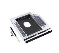 Caddie pour disque dur SATA HD 12.7mm, boîtier pour SSD, boîtier pour ordinateur portable, baie optique CD ROM DVD ROM, 1 pièce