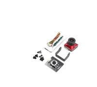 Caddx Ratel 2 FPV caméra 1200TVL 165 degrés FOV 1.8/2.1mm Objectif NTSC PAL 4:3 16:9 commutable Compatible avec Les Drones RC(1PCS Red)