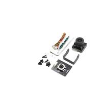 Caddx Ratel 2 FPV caméra 1200TVL 165 degrés FOV 1.8/2.1mm Objectif NTSC PAL 4:3 16:9 commutable Compatible avec Les Drones RC(1PCS Black)