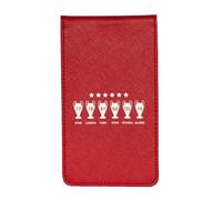 Caddy Club The Liverpool Porte-carte de score de golf et couverture de livre de yardage - Cuir synthétique de qualité supérieure - Fait à la main - S'adapte à toutes les cartes de score - Cadeau pour