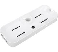 Caddy de douche Installation e Etanche à l'eau Forte adhérence Matériau ABS Support de rangement pour salle de bainsBlanc