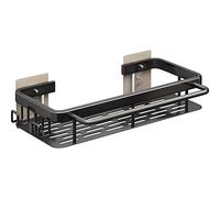 Caddy Nizer Étagère de douche - Sans perçage - Rangement de salle de bain autocollant ou espace de rangement en aluminium antirouille pour une efficacité maximale de l'espace