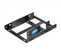Caddy Support adaptateur disque dur SATA universel pour disque dur de 3,5" à 2,5" avec vis et câbles pour ordinateur de bureau/serveur