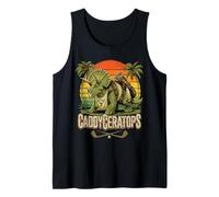 CaddyCeratops Panier de Golf Tricératops Rétro Dinosaure Débardeur