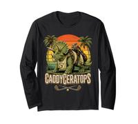 CaddyCeratops Panier de Golf Tricératops Rétro Dinosaure Manche Longue