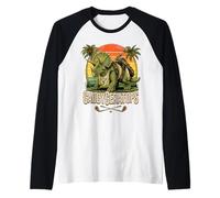 CaddyCeratops Panier de Golf Tricératops Rétro Dinosaure Manche Raglan