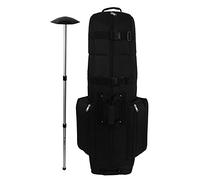 CaddyDaddy CDX-10 Housse de Voyage pour Sac de Golf, CDYCDXNP, Noir avec pôle Nord.