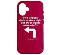 Caddyshack Two Wrongs Don't Make a Right Coque pour iPhone 16