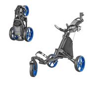 Caddytek CaddyLite One Swivel Version 8 Chariot de Golf 3 Roues, Roue Avant pivotante à 360°, Pliable en Un clic, léger, poignée réglable