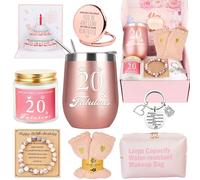 Cadeau 20 ans Anniversaire Femme, coffret cadeau pour un joyeux 20e anniversaire pour les meilleures amies, une fille, une sœur, sa petite amie, une collègue, une meilleure amie